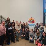 Dr. Langlois brings her SW 629 class to the Kids Food Basket